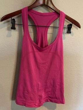 Lululemon Women’s Bright Pink Racerback Tank Top 10